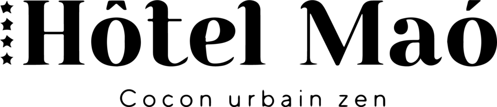 Hôtel Maó logo texte noir